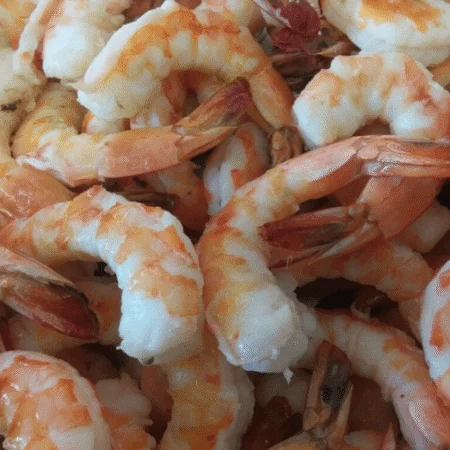 fresh wild shrimp cooked/pre-steamed