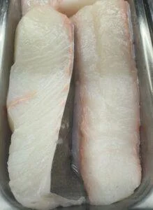 fresh halibut fillets