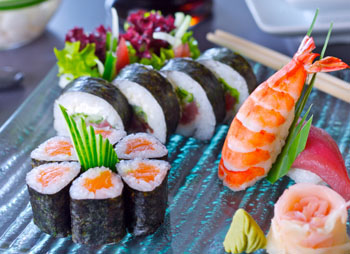 Fresh Sushi Products Delivery