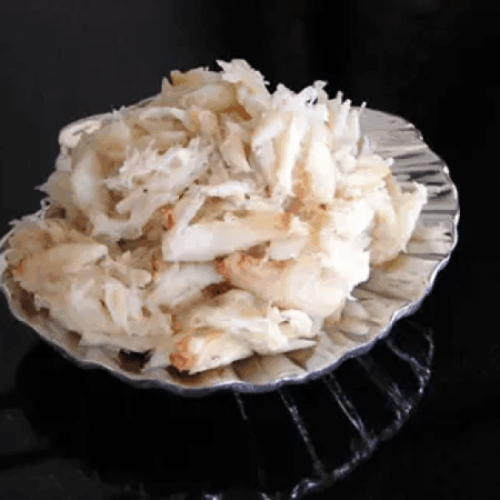 Fresh Crab meat <BR>( 16 oz per)-Jonah Crab / Shredded Fine<BR>- FOR MAKING CRAB CAKES & SEAFOOD CASSEROLES<BR>-Prev. Frozen