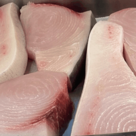 Fresh Swordfish Steaks <BR>( per pound )<BR>Freshly Caught