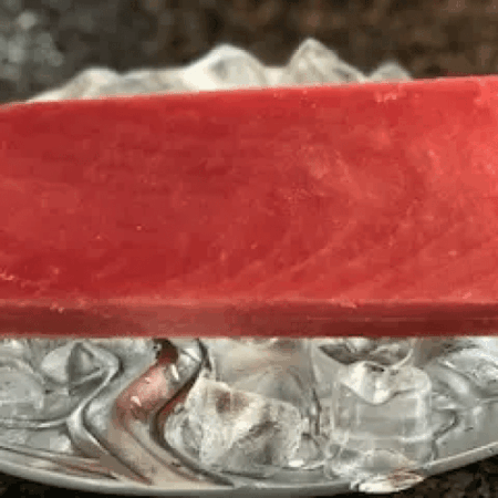 Sashimi Grade Tuna <BR>(Premium Yellowfin <BR>Tuna Saku Block - Sushi Grade<BR>aprox 8-10 oz per