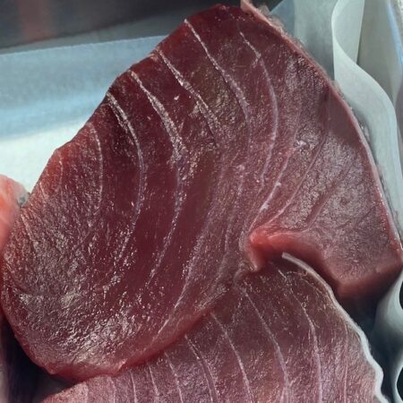 Fresh Tuna Steaks <BR>( per pound )<BR>Freshly Caught