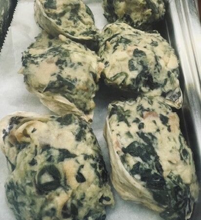 Oyster Rockefeller <BR>( Qty 4 per ) <BR>Homemade / Uncooked
