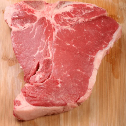 fresh porterhouse steaks